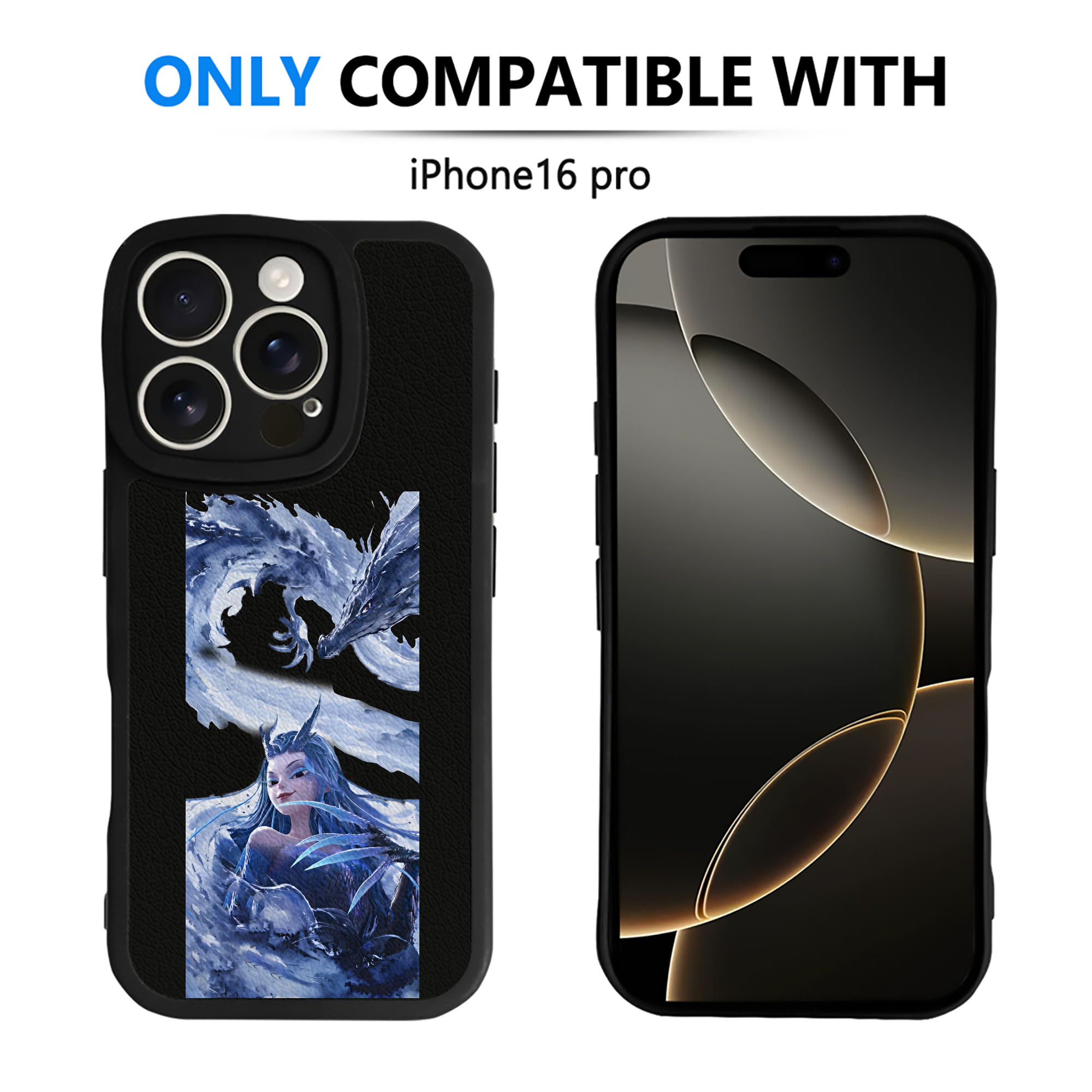 （画像用） Ne Zha 2 ナタ 魔童の大暴れ 【iPhone 16シリーズ対応】シリコンスマホケース（レザー調） 材質：シリコン